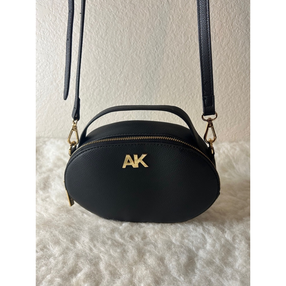 Anne Klein Mara Crossbody Handbag Black, Small